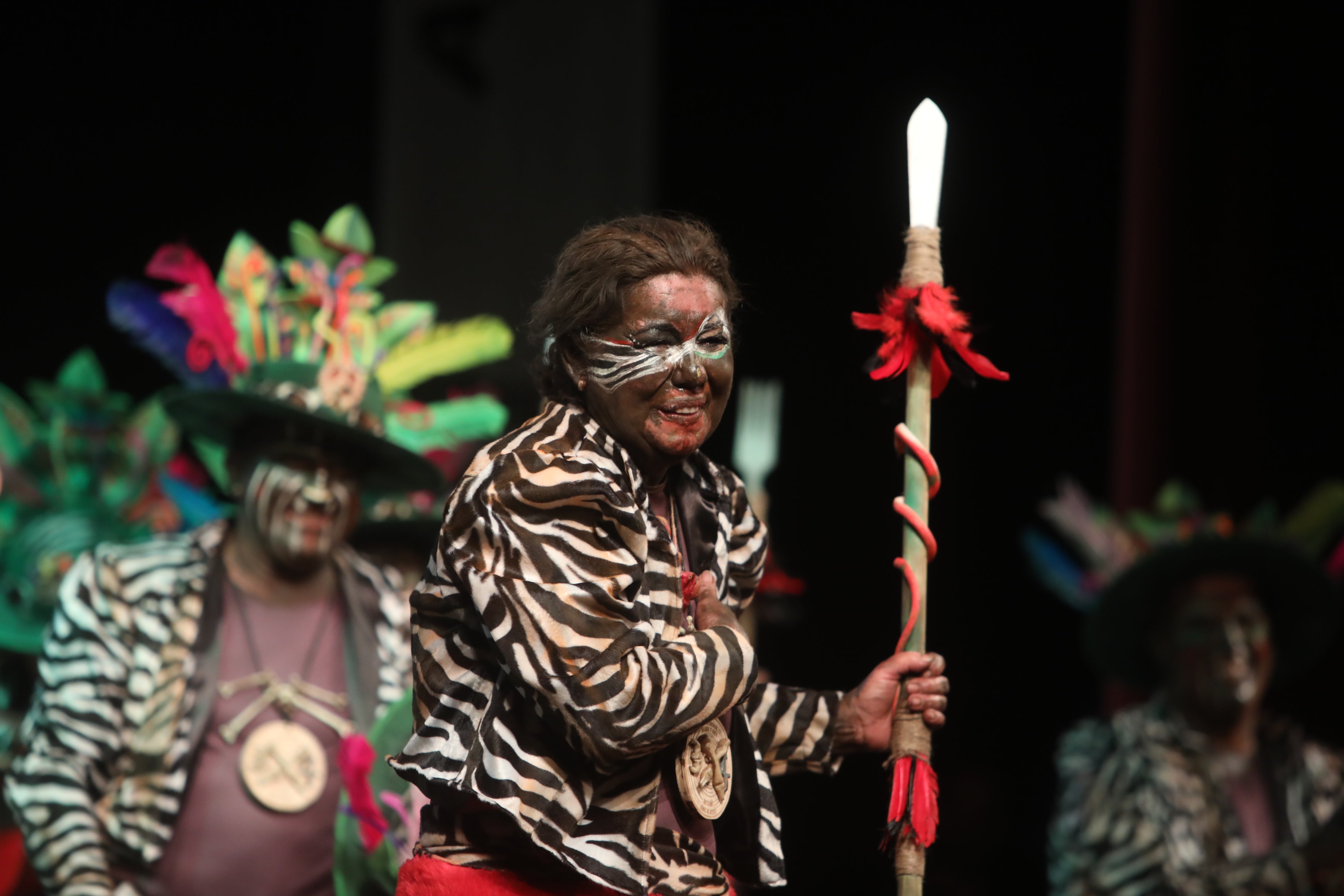 Fotos: Chirigota &#039;Entre sábanas, selvas y ríos... este año vamos al Rocío&#039; en el COAC 2022. Carnaval de Cádiz