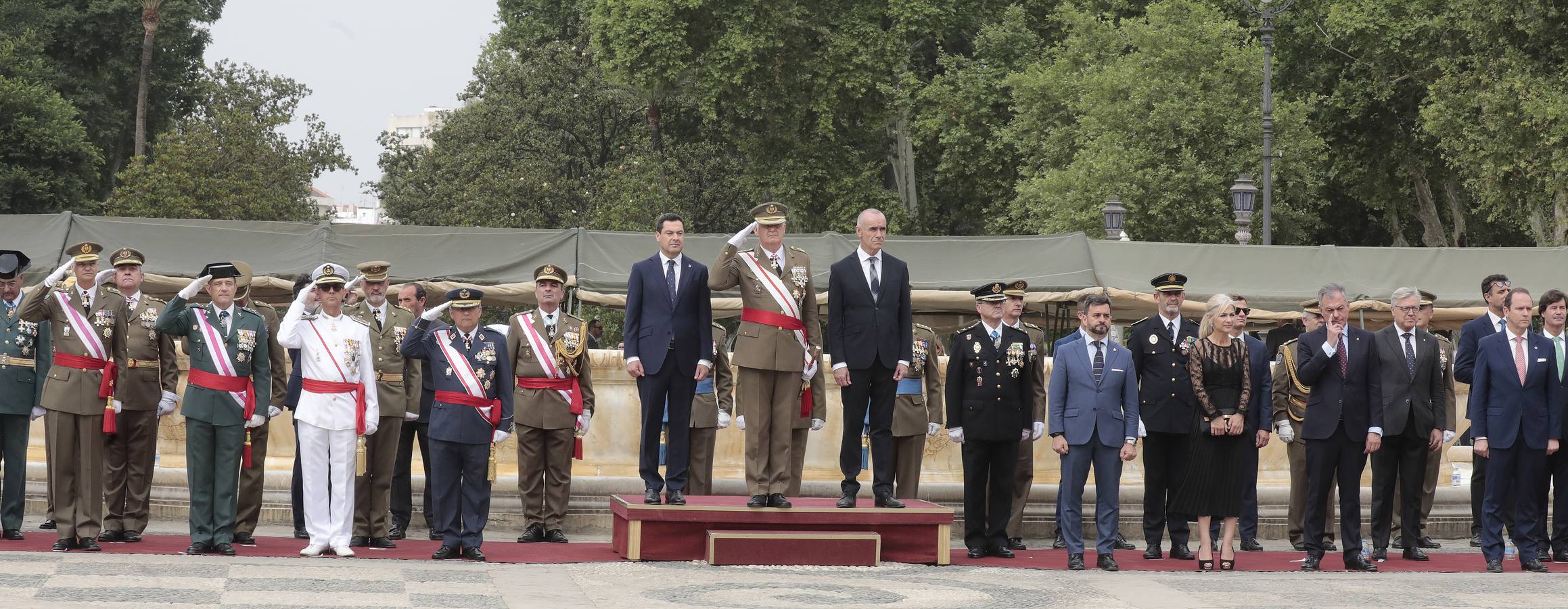 En imágenes, jura de bandera en la Plaza España