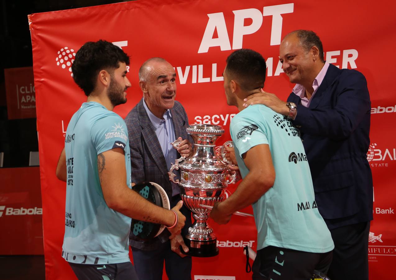 Dal Bianco-Arce conquistan la final masculina del Global APT Sevilla Master 2022, en imágenes