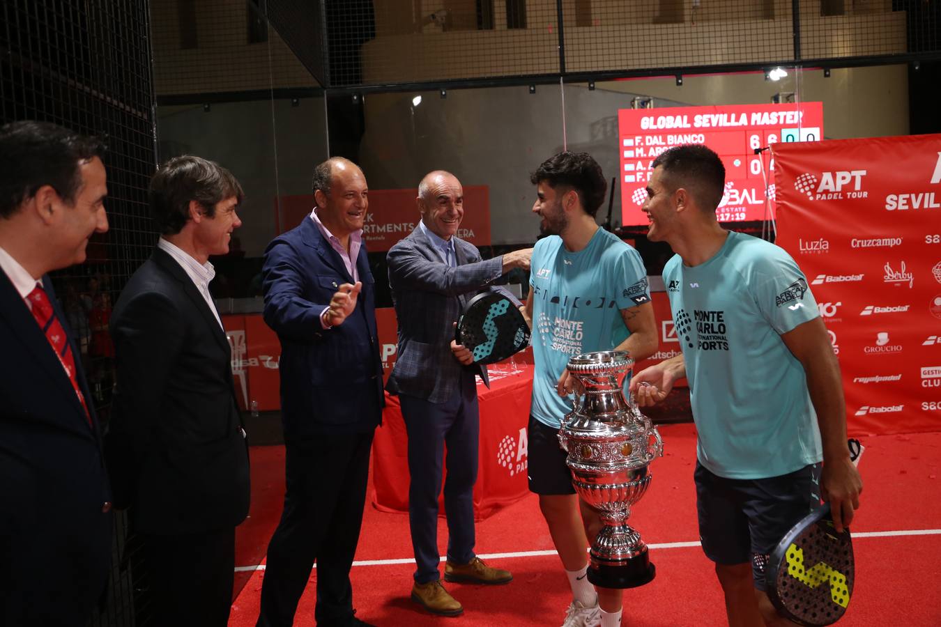 Dal Bianco-Arce conquistan la final masculina del Global APT Sevilla Master 2022, en imágenes