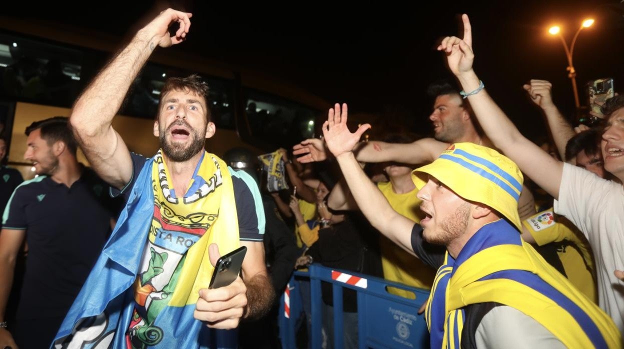 La celebración del Cádiz CF con su afición en imágenes