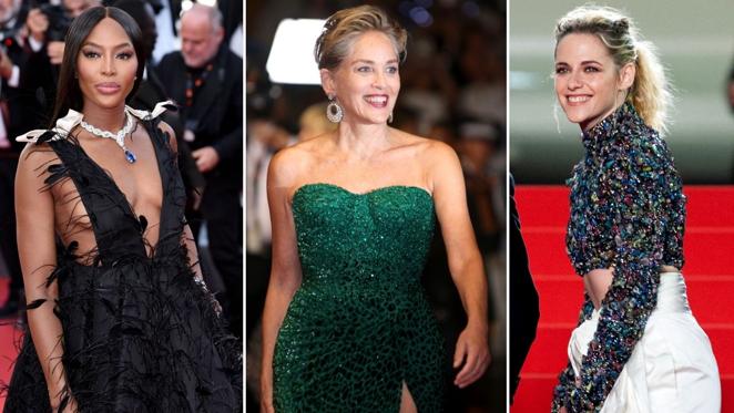 Una alfombra roja repleta de glamour - Festival de Cannes 2022. La <a href="https://www.abc.es/estilo/moda/abci-festival-cannes-2022-mejores-50718053541-20220518135009_galeria.html" target="_blank">75º edición del Festival de Cannes</a> está dejando looks dignos de recordar que confirman que las celebrities han vuelto con energía a las alfombras rojas como en los tiempos prepandemia. A pesar de llevar casi una semana, las altas dosis de elegancia siguen siendo un denominador común, donde en la jornada de ayer destacó la presencia de una imponente Sharon Stone, que junto con Kristen Stewart y Naomi Campbell se convirtió en la protagonista de la noche.
