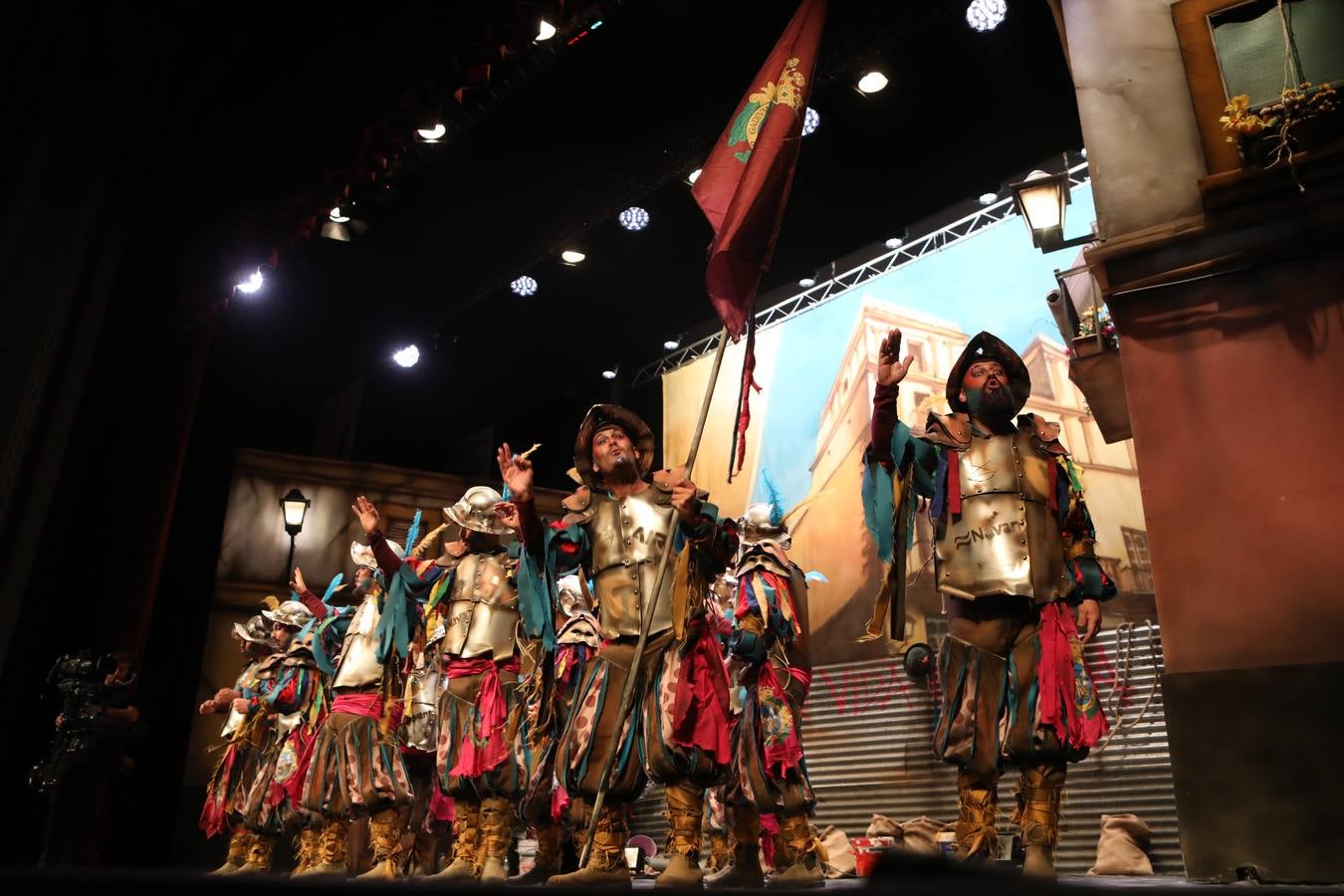 Fotos: Comparsa &#039;Los conquistadores&#039; en el COAC 2022. Carnaval de Cádiz