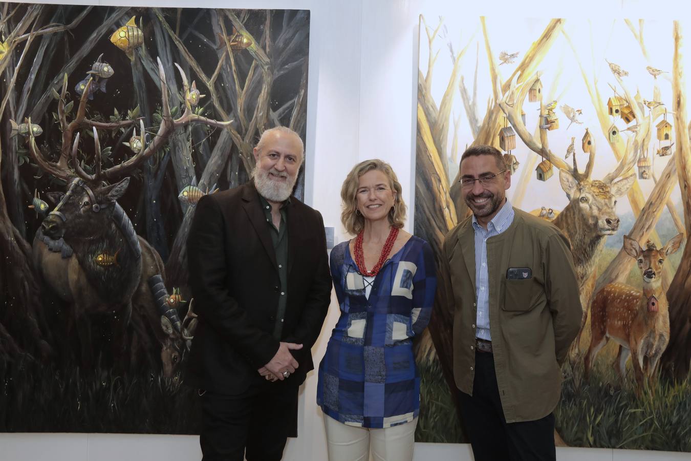 Inauguración de la exposición &#039;Estructura Natural&#039; de Manuel Luna, en imágenes