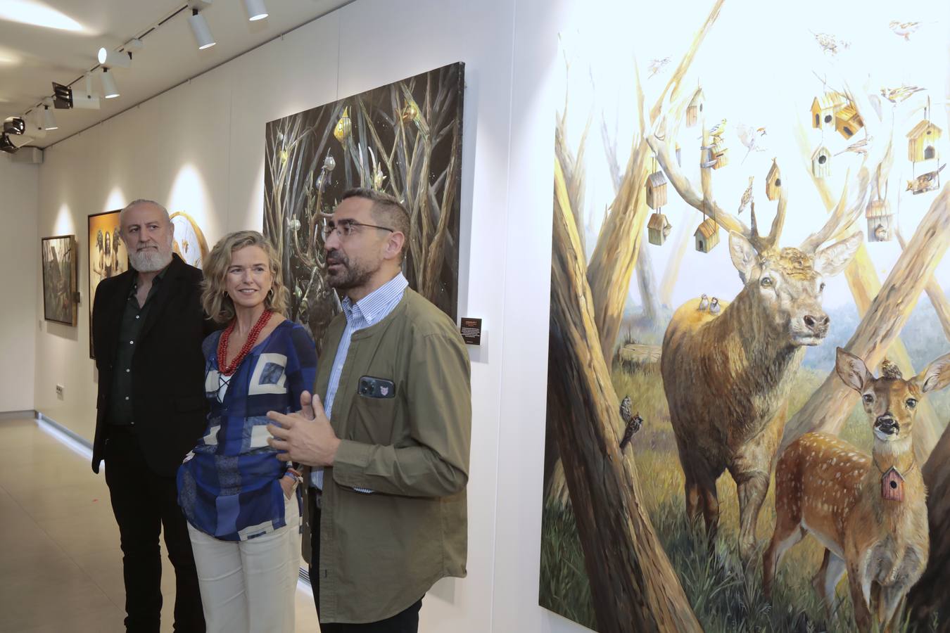 Inauguración de la exposición &#039;Estructura Natural&#039; de Manuel Luna, en imágenes