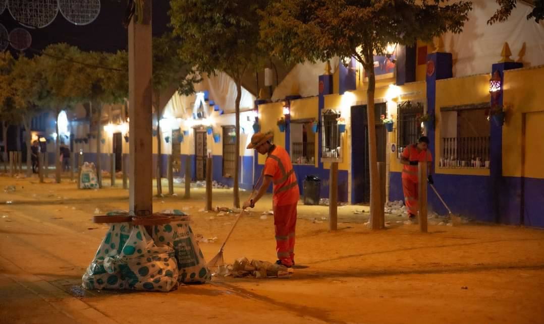 Feria de Córdoba 2022 | El trabajo de limpieza de Sadeco, en imágenes