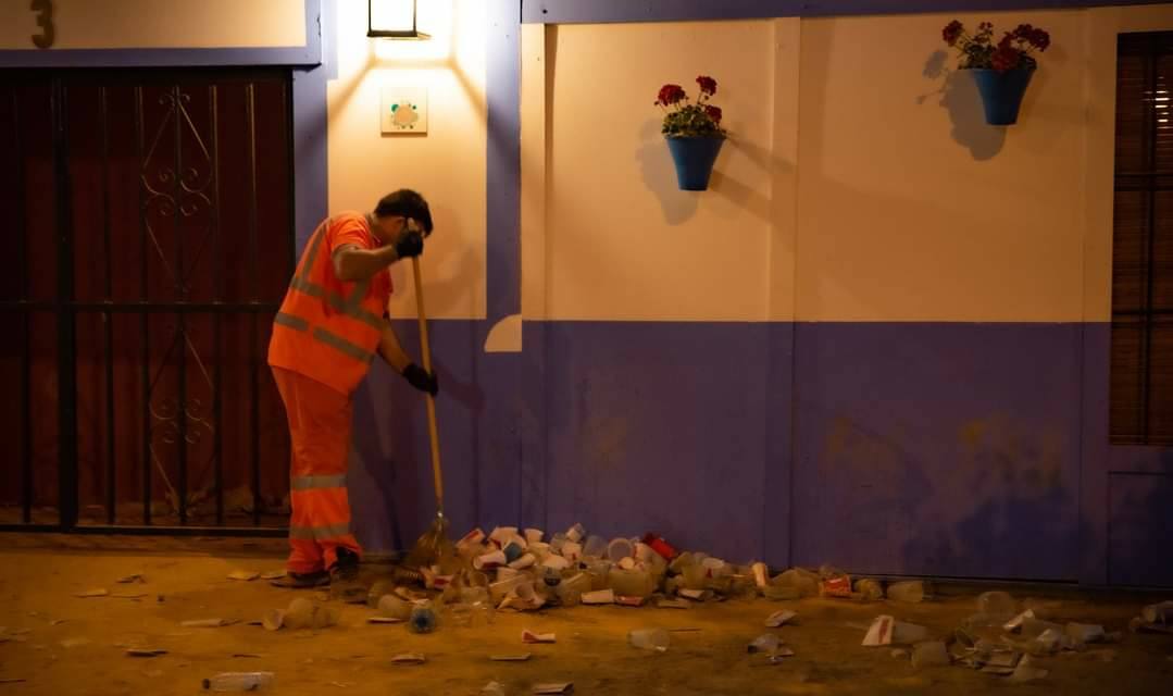 Feria de Córdoba 2022 | El trabajo de limpieza de Sadeco, en imágenes