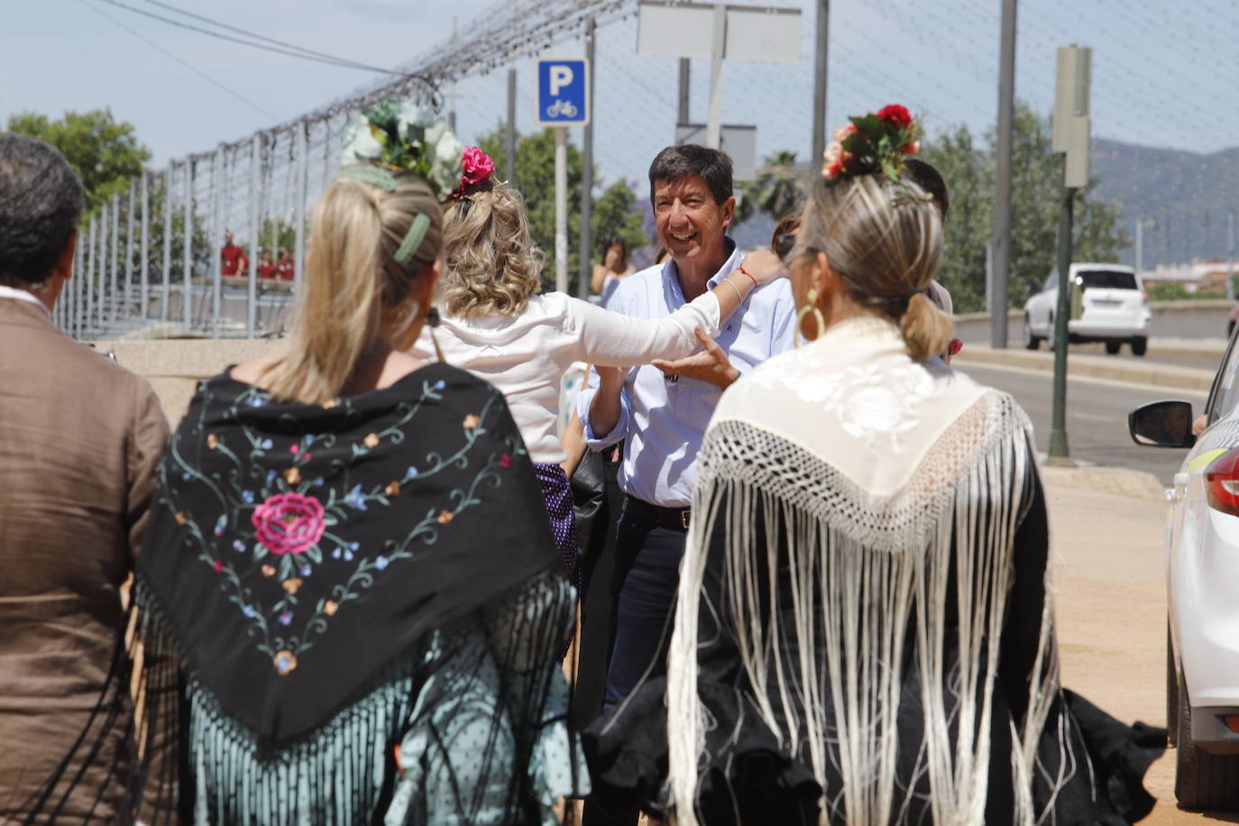 La visita del vicepresidente de la Junta, Juan Marín, a la Feria de Córdoba, en imágenes