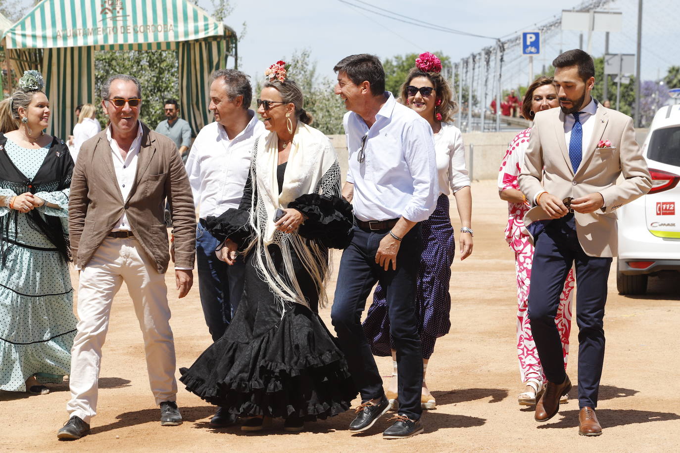 La visita del vicepresidente de la Junta, Juan Marín, a la Feria de Córdoba, en imágenes