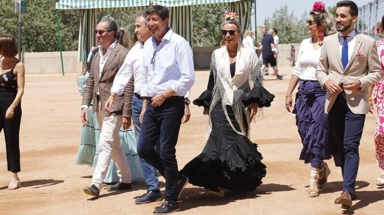 La visita del vicepresidente de la Junta, Juan Marín, a la Feria de Córdoba, en imágenes