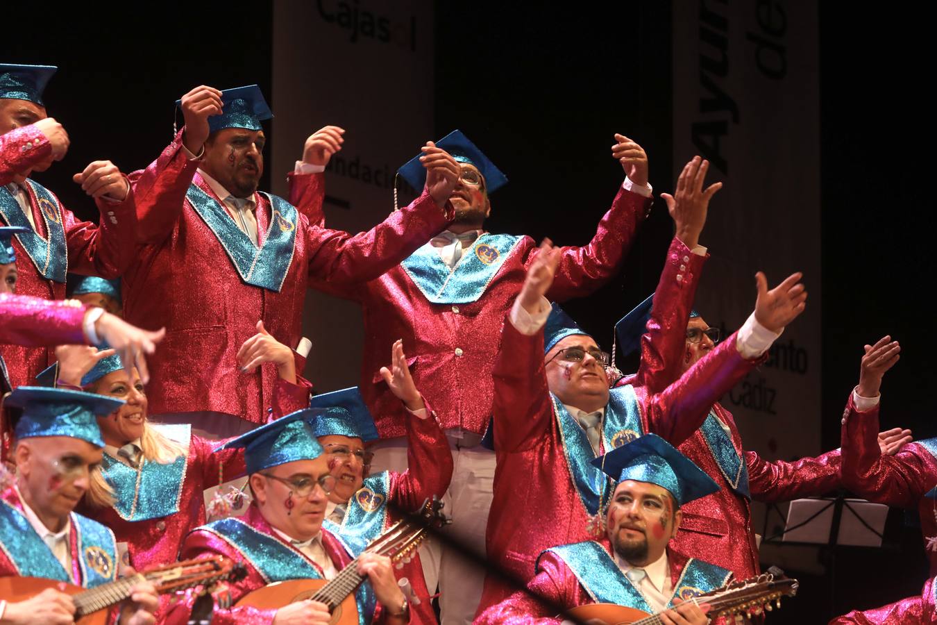 Fotos: Coro &#039;Carrera oficial&#039; en el COAC 2022. Carnaval de Cádiz