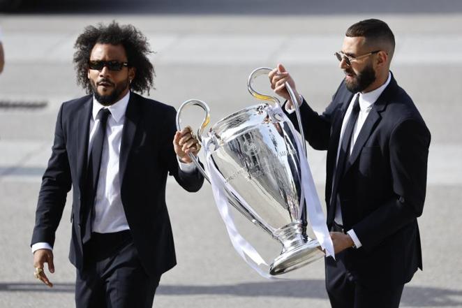 El Real Madrid celebra la Champions con la afición, en imágenes