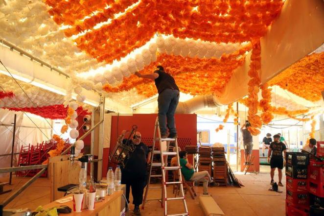 El desmontaje de la Feria de Córdoba, en imágenes