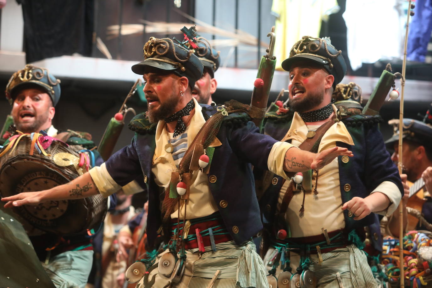 Fotos: Comparsa &#039;Los originales&#039; en el COAC 2022. Carnaval de Cádiz