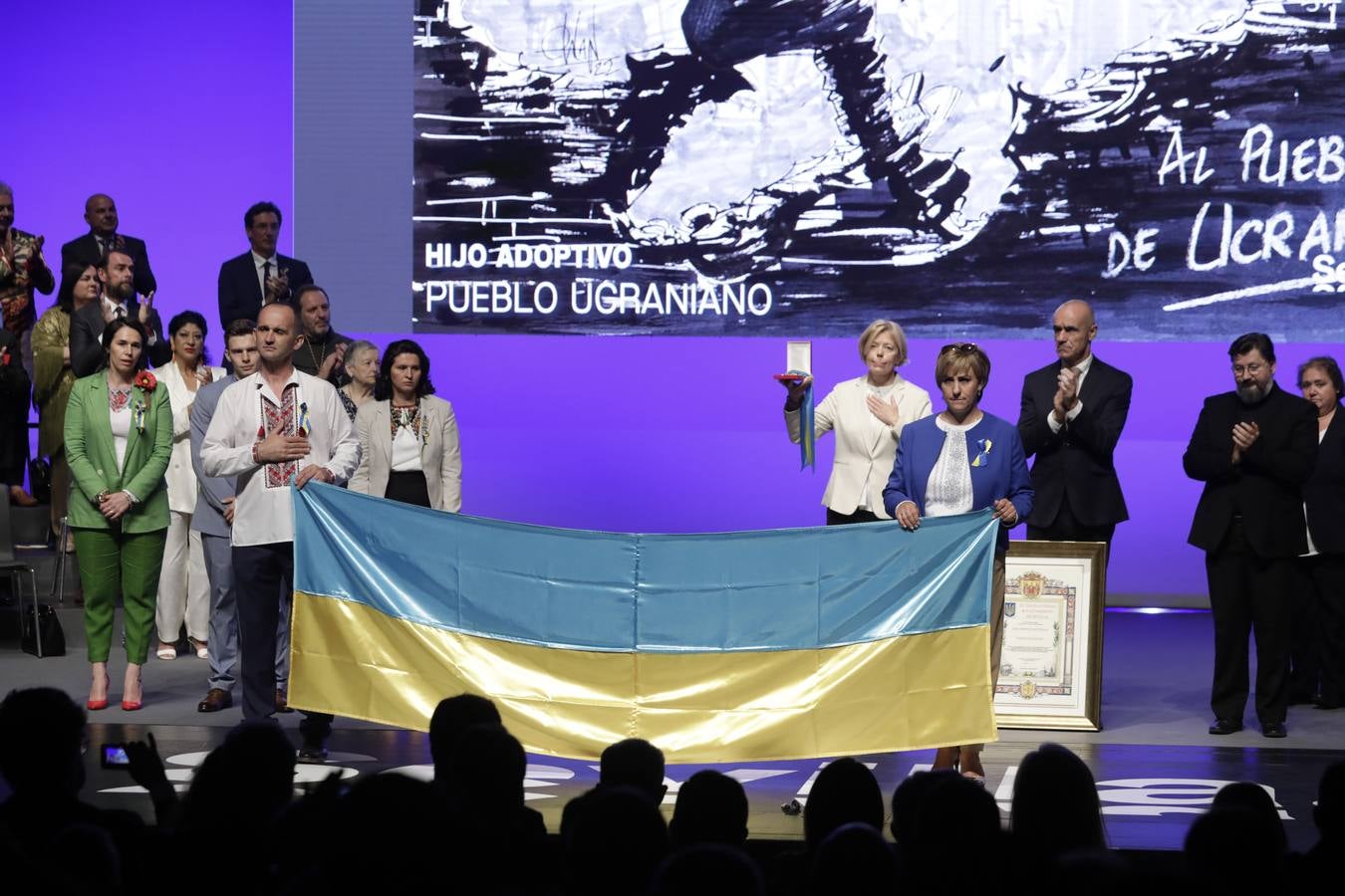 Acto de entrega de las Medallas de Sevilla