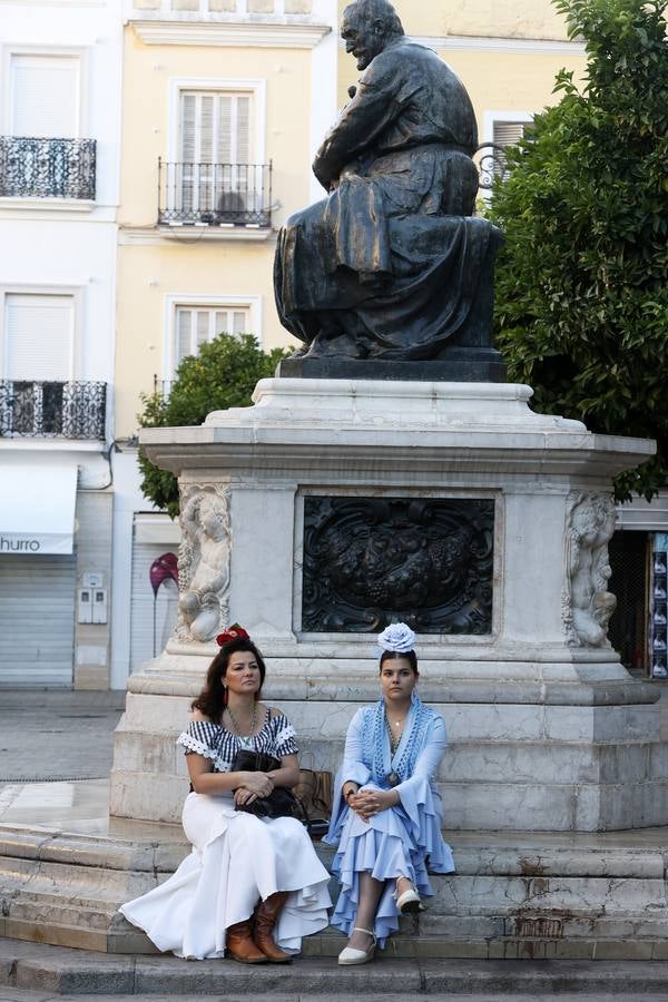 Salida de la hermandad de Sevilla hacia el Rocío