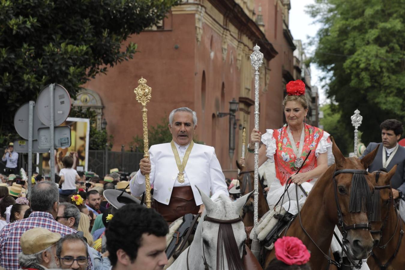 Salida de la hermandad del Rocío de Triana