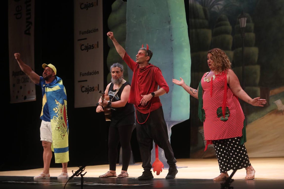 Fotos: Cuarteto &#039;Al Edén que le den&#039; en el COAC 2022. Carnaval de Cádiz