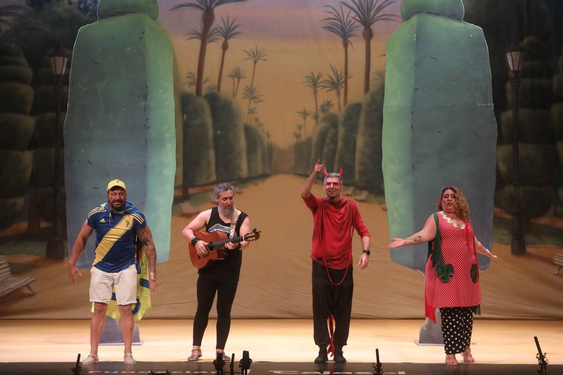 Fotos: Cuarteto &#039;Al Edén que le den&#039; en el COAC 2022. Carnaval de Cádiz