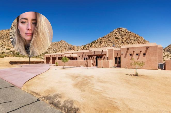 Así es el refugio de Amber Heard. Tras perder el mediático juicio que le ha enfrentado durante seis semanas con su ex marido Johnny Depp, Amber Heard vuelve a refugiarse en su casa de Yucca Valley, California.
