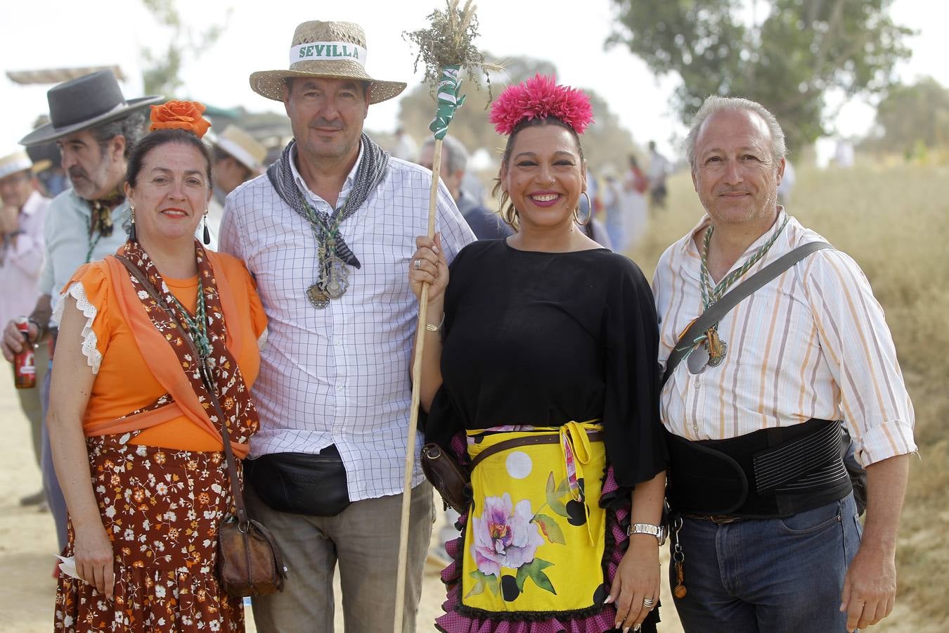 Anabel Pajares, Enrique Montiel, Rocío  la Turronera y Javier Montiel