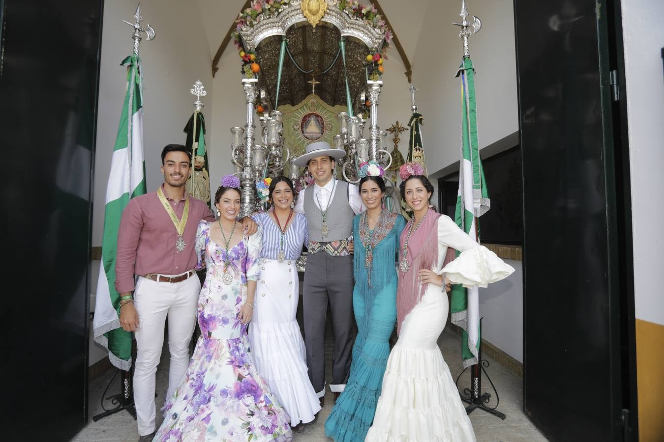 Juan Espinar, Ana Luisa Pérez, Ana Maraver, Fernando Márquez, Carmen Viera y Beatriz Ruiz