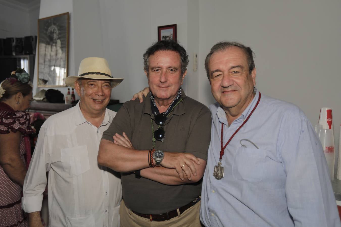 José Antonio Conde, Ángel Pineda y José Fernández