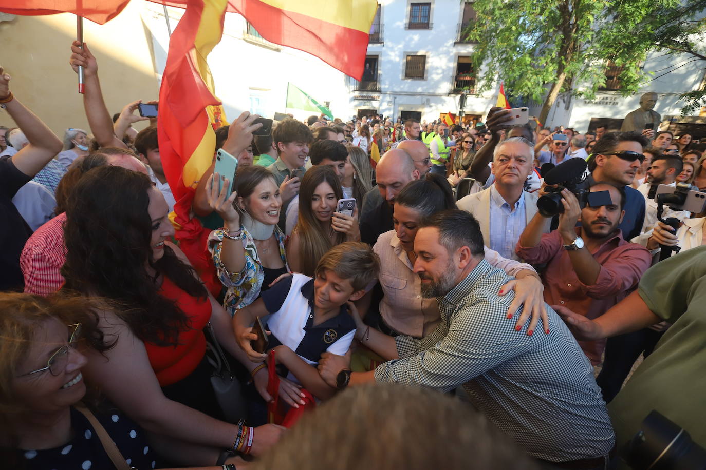 El mitin de Abascal y Olona (Vox) en Córdoba, en imágenes