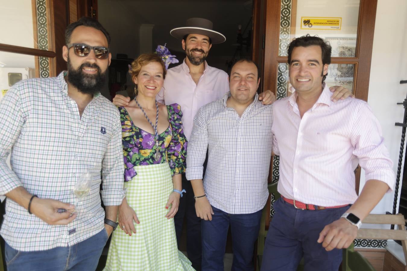 Manuel Jiménez, Celia Gutiérrez, Gabriel Ruiz, Javier Valverde y Luis Morales