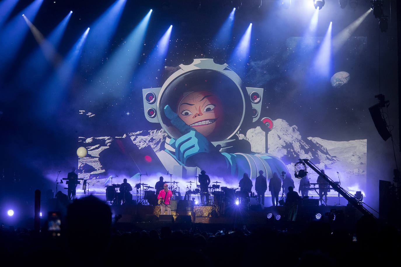 Concierto de Gorillaz. 