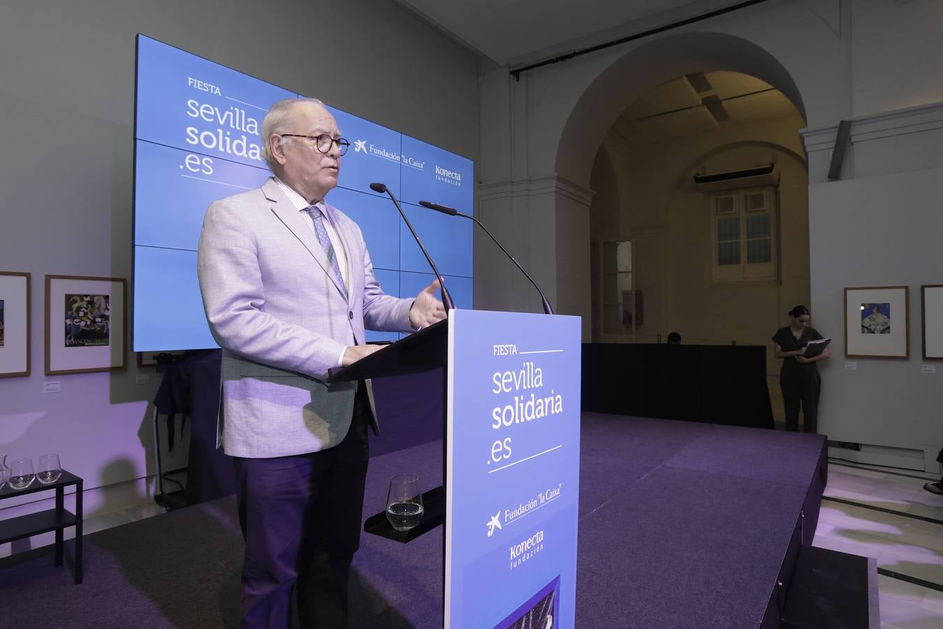 Álvaro Ybarra, director de ABC Sevilla, durante su intervención