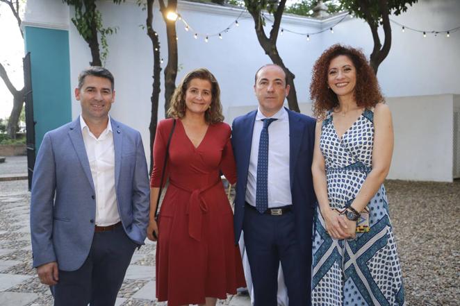 Antonio Mengual, Marta Díaz, Juan Luis Delcán e Isabel Nieto