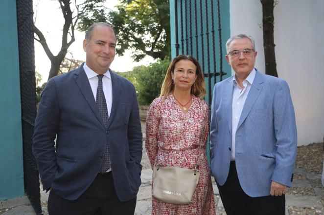 Félix Ríos, María José Daza y José Miguel Valdés