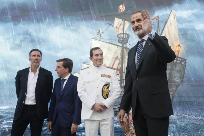 Felipe VI acudió al prestreno de 'Sin límites', nueva serie de TVE y Amazon. 