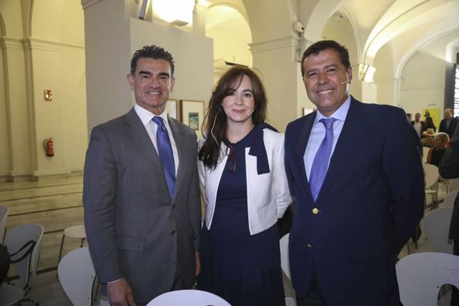 Amador Sánchez, Beatriz Arilla y Enrique Martín Soldevilla