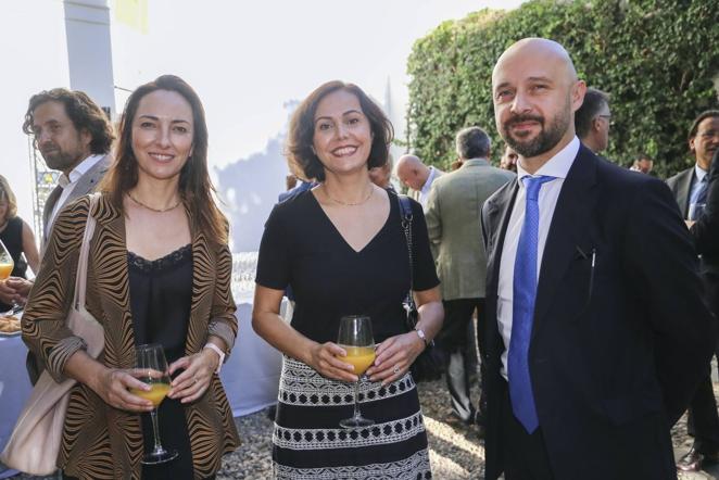 Elena Muñóz, Rocío Gutiérrez y Marcos Otero