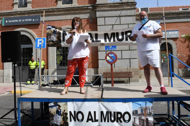 Las imágenes de la concentración por el tren en Talavera