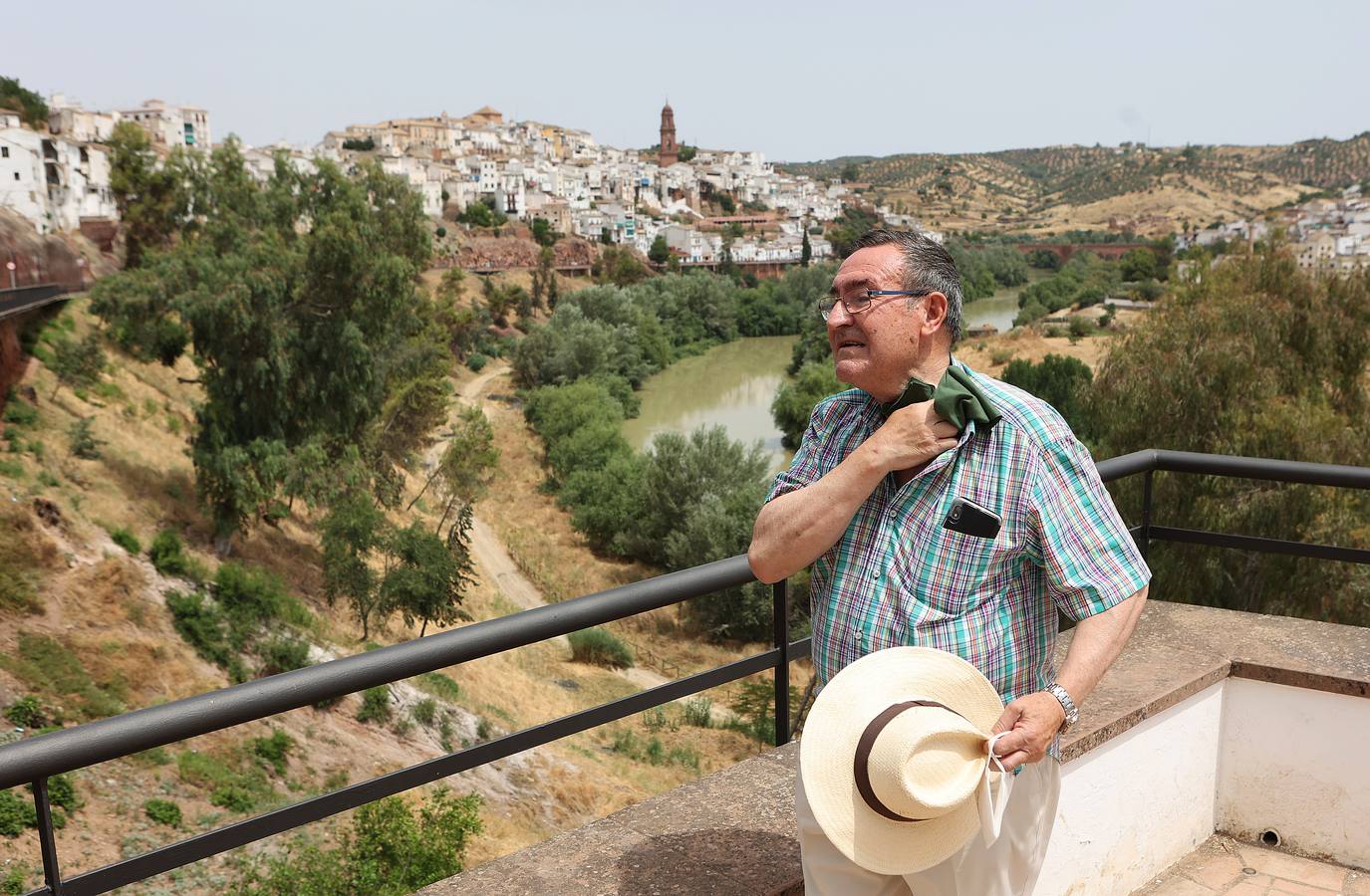 La vida en Montoro bajo el calor intenso, en imágenes