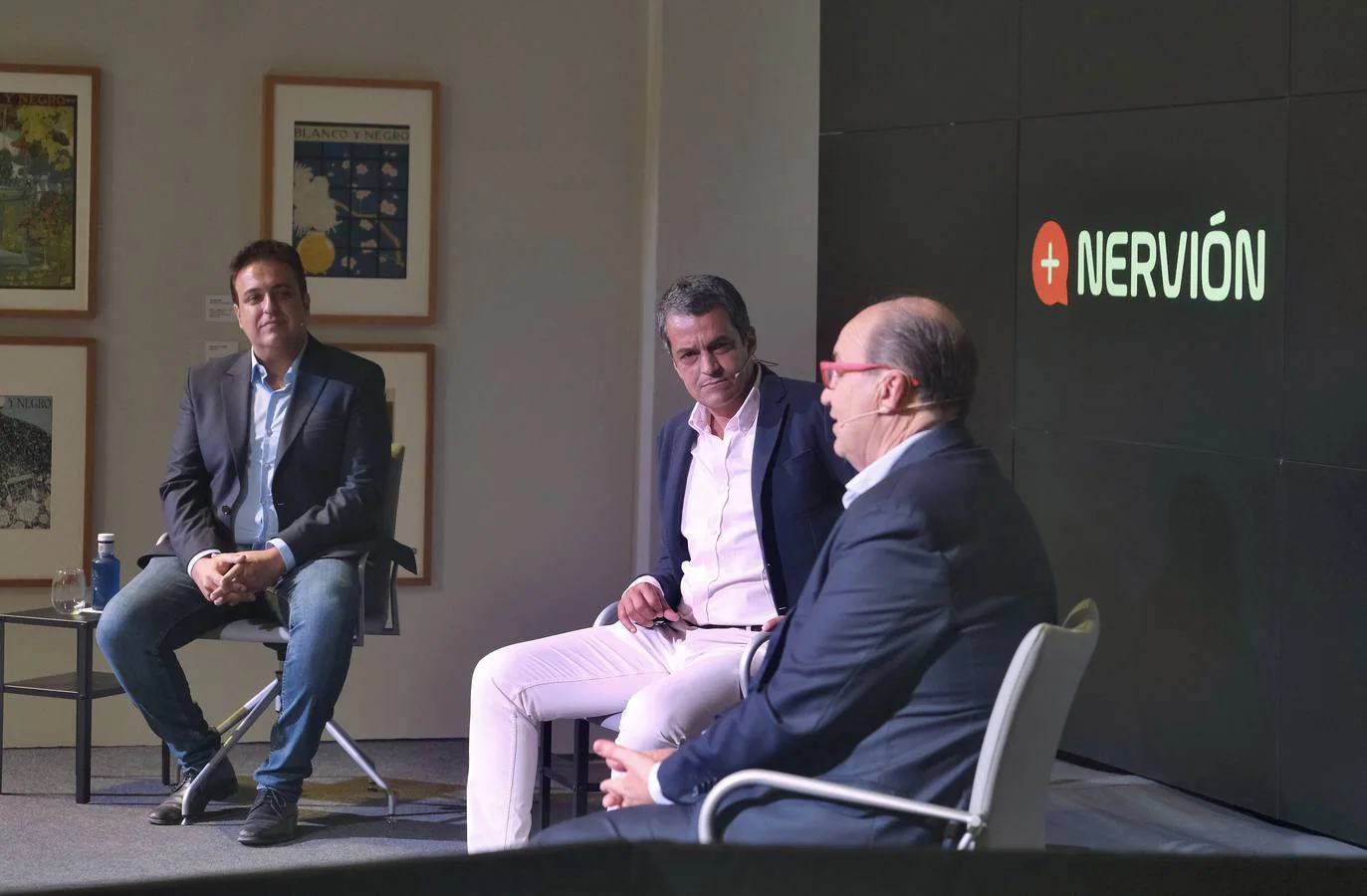 Encuentro con José Castro, presidente del Sevilla FC, en imágenes