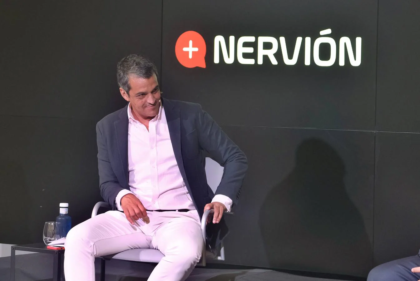 Encuentro con José Castro, presidente del Sevilla FC, en imágenes