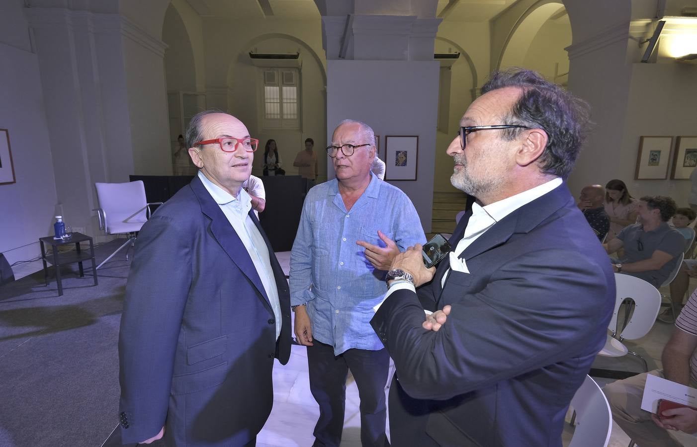 Encuentro con José Castro, presidente del Sevilla FC, en imágenes