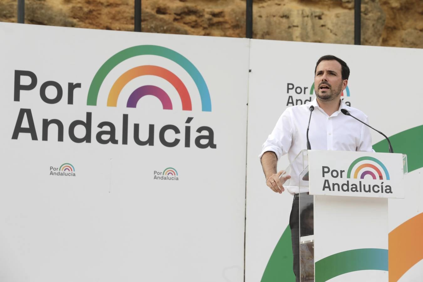 Desembarco de ministros para apoyar a la candidata de Por Andalucía, en imágenes