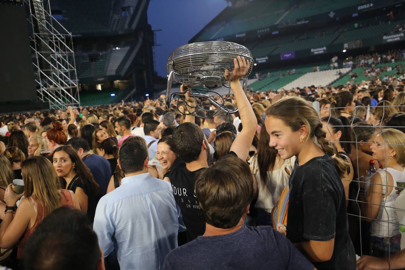 Sevilla vibra con Alejandro Sanz en el Villamarín