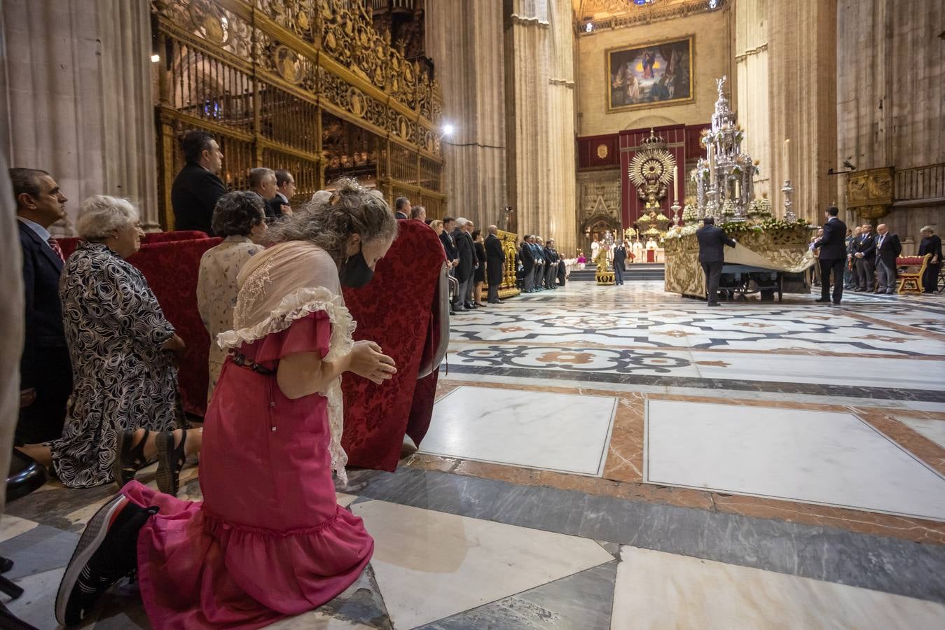 En imágenes, la Eucaristía del Corpus Christi en la Catedral de Sevilla