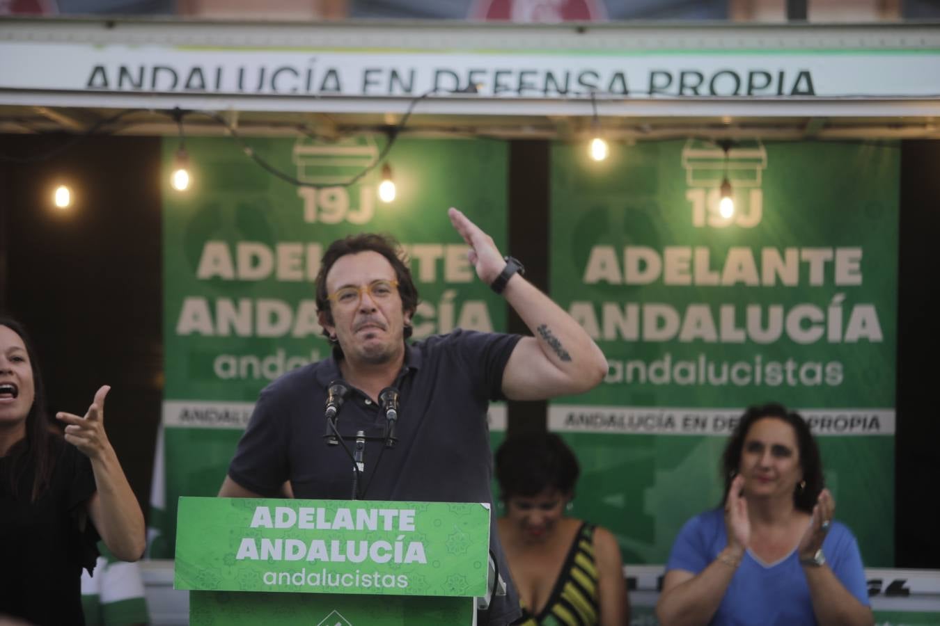 Fotos: Así ha sido el acto de campaña de Adelanta Andalucía en Cádiz