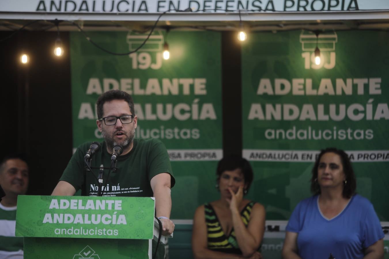 Fotos: Así ha sido el acto de campaña de Adelanta Andalucía en Cádiz