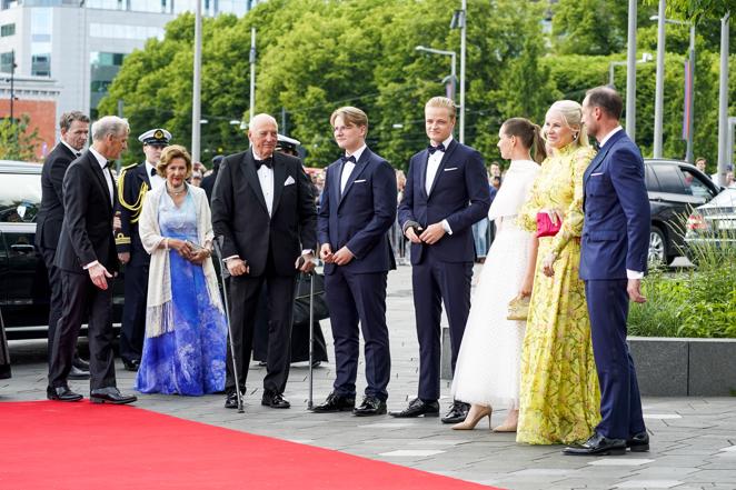 La Familia Real de Noruega al completo. 