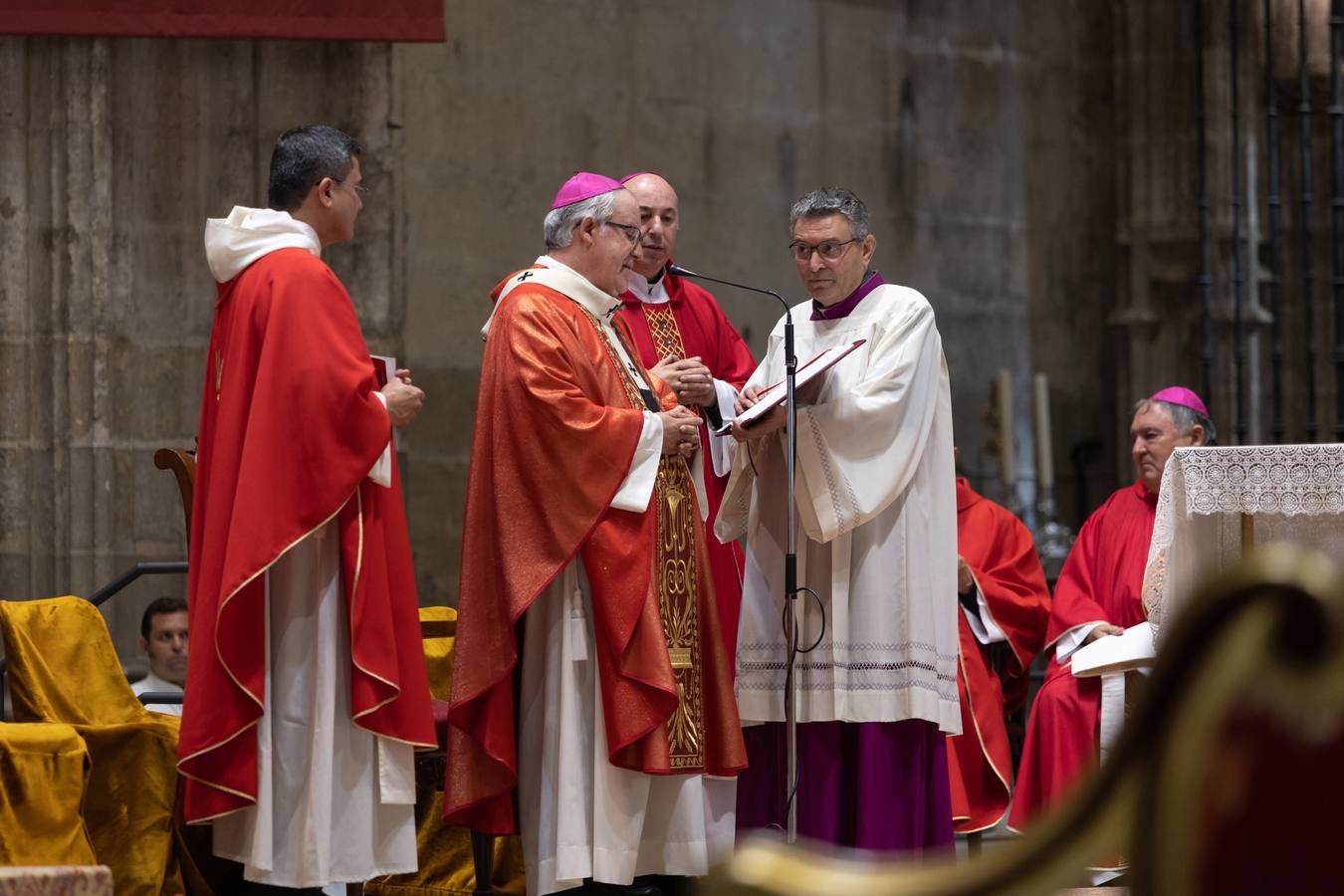 Ceremonia de beatificación de 27 mártires en la Catedral de Sevilla