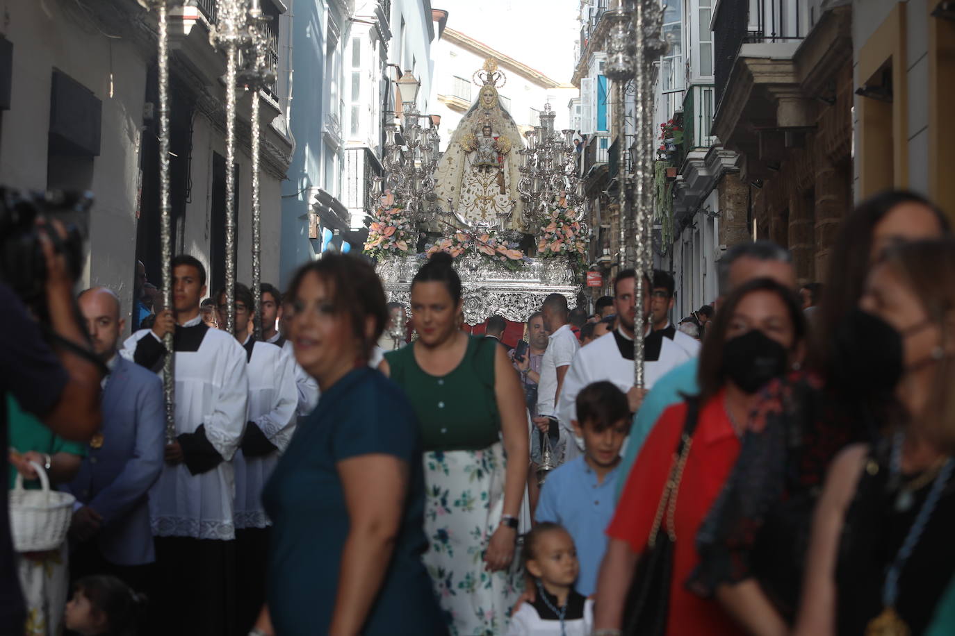 Traslado de la Patrona de Cádiz a la Catedral