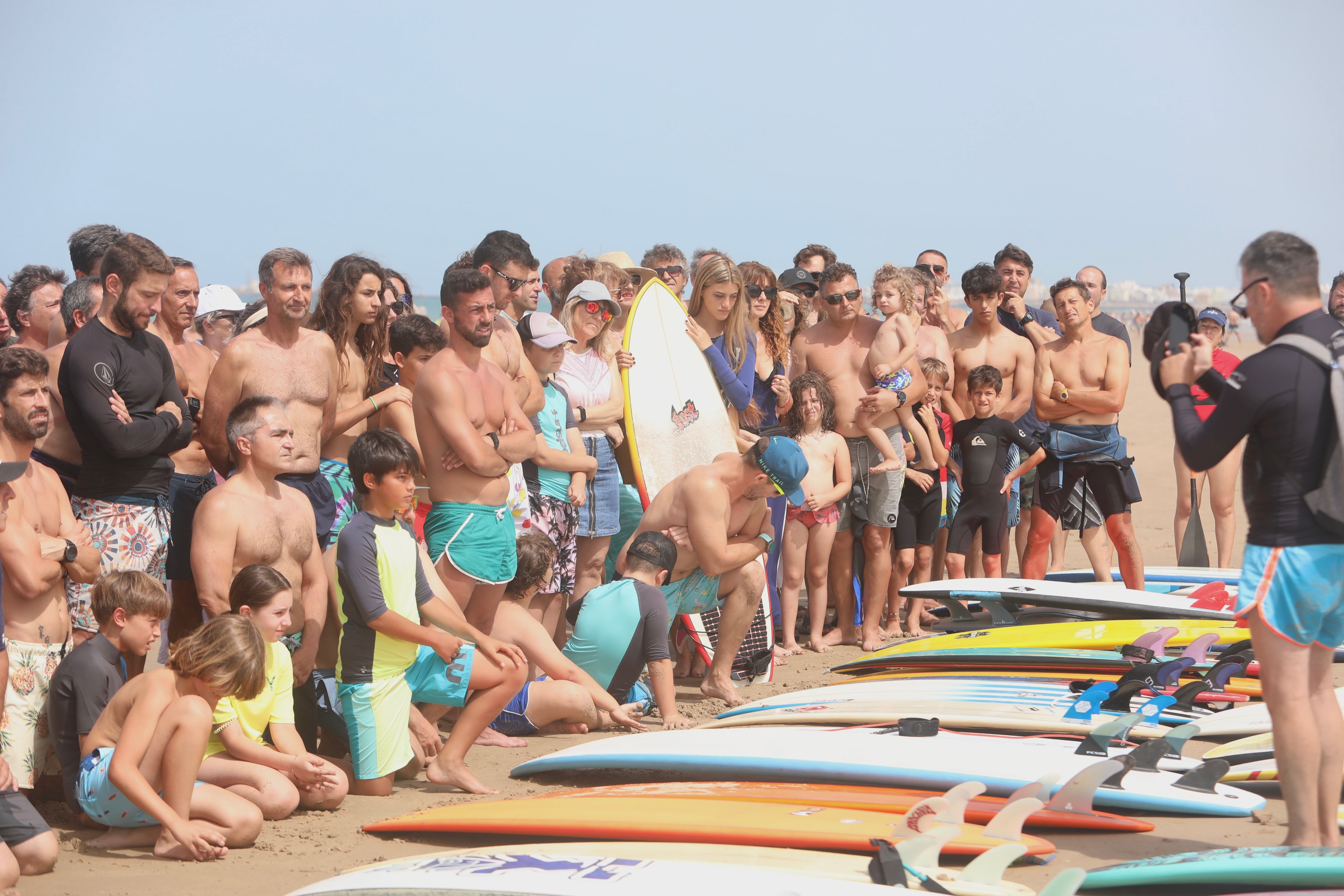 En imágenes: Homenaje a &#039;Bori&#039; en la playa de la Victoria